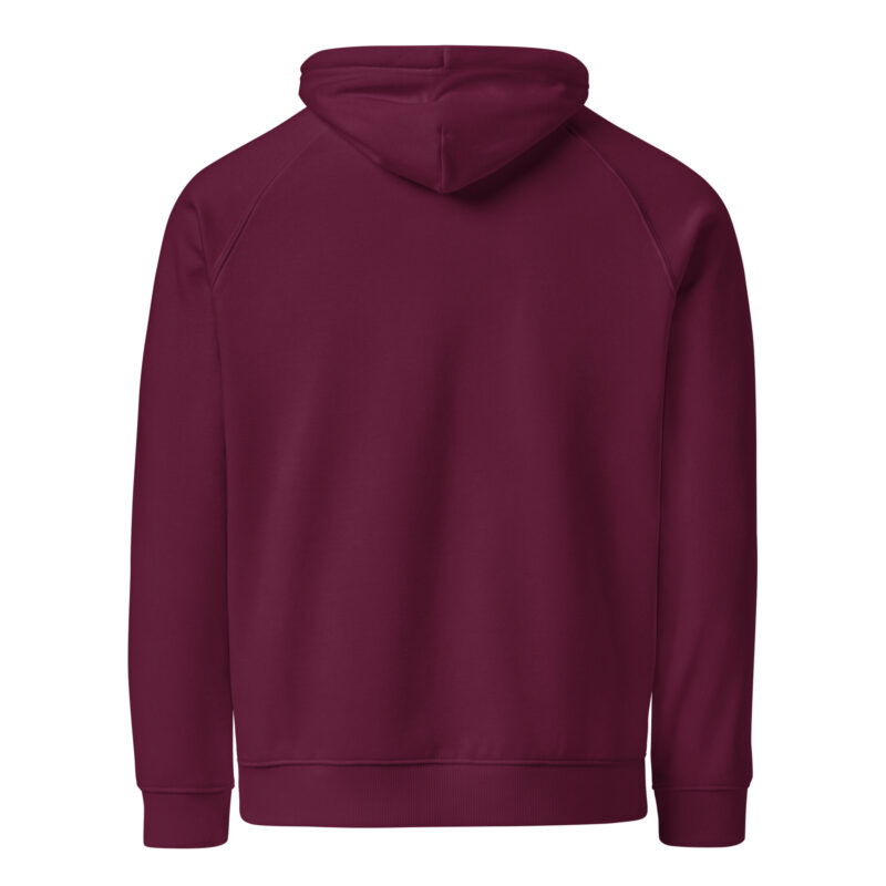 God Got ME Unisex eco raglan hoodie - Image 2