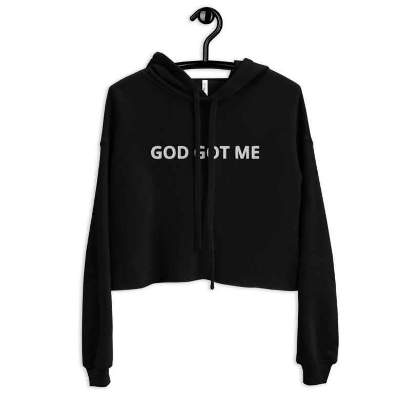 God Got ME Crop Hoodie