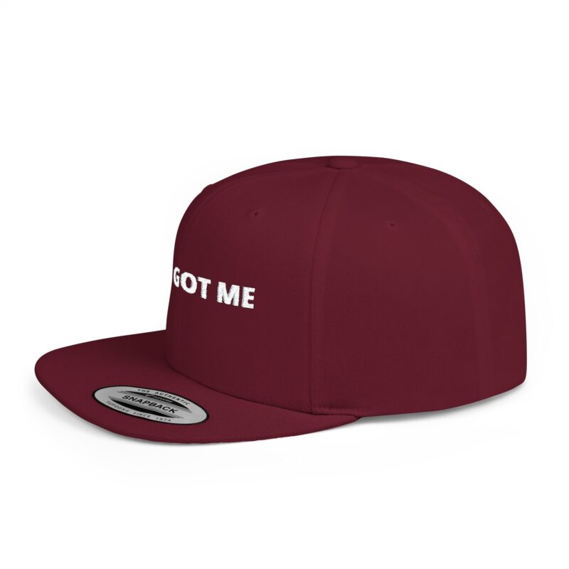God Got Me Flat Bill Snapback Hat, Casual Cap, Streetwear Accessory, Faith-Based Gift, Inspirational Headwear