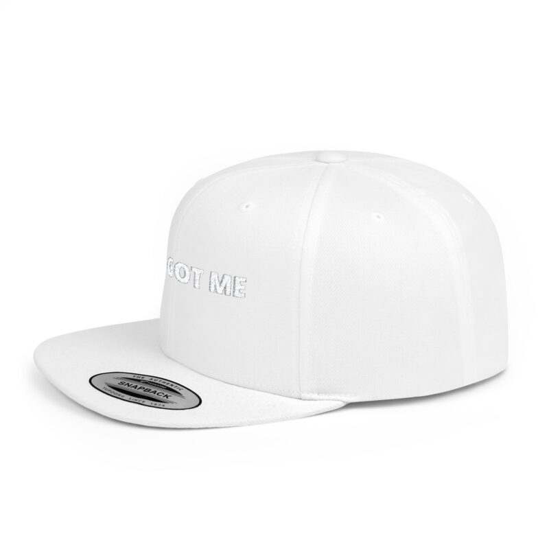 God Got Me Flat Bill Snapback Hat, Casual Cap, Streetwear Accessory, Faith-Based Gift, Inspirational Headwear