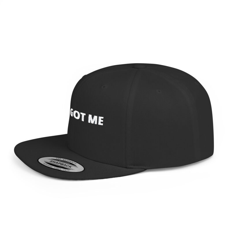 God Got Me Flat Bill Snapback Hat, Casual Cap, Streetwear Accessory, Faith-Based Gift, Inspirational Headwear