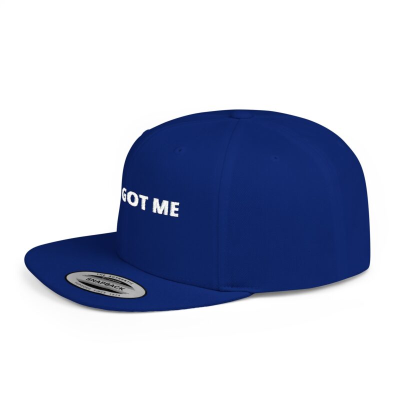 God Got Me Flat Bill Snapback Hat, Casual Cap, Streetwear Accessory, Faith-Based Gift, Inspirational Headwear